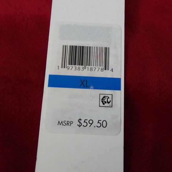 Calvin Klein Velour Pants Women's Size XL Red Pull On Elastic Waist Wide Leg - Picture 8 of 11